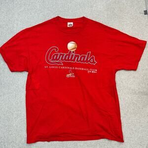 Hank Aaron Originals St. Cardinals Baseball Club 2000 Tshirt Red Men’s 2XL